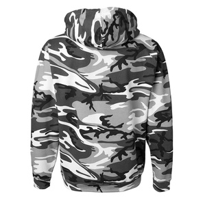 Sudadera con Capucha Unisex de Invierno con Estampado de Camuflaje Personalizado, 100% Algodón, Variantes en Verde y Rosa en Escala de Grises, Bolsillo Delantero, Capucha con Cordón Ajustable y Ribete - Product Image 6