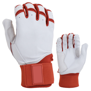 Guantes deportivos duraderos transpirables Guantes de bateo de softbol muy demandados Servicio OEM Guantes de bateo de béisbol de cuero - Product Image 2
