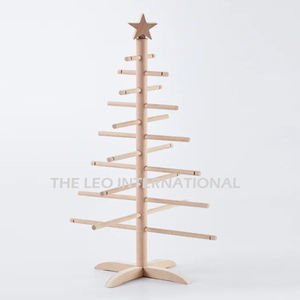 Support de présentation de Noël en forme d'arbre, finition argentée et noire, en fer forgé, style Art Déco classique, fait main - Product Image 4
