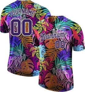 Camiseta de béisbol personalizada sublimada para hombre, uniforme, OEM camisa deportiva de diseño, ropa de equipo de poliéster 2025 para compradores a granel - Product Image 4