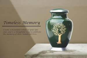Adult Cremation Urns for Male/Female Funeral Urn for Human Ashes Decorative Urns for Ashes Large <b>Keepsake</b> <b>Box</b> (Tree of Life) - Product Image 2