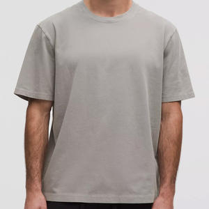 T-shirts pour hommes à manches courtes, t-shirt en jersey d'été, t-shirt en coton biologique pour hommes, t-shirt personnalisé O-newk en gros - Product Image 1
