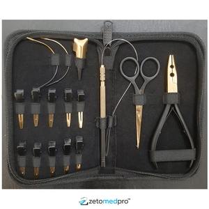Kit de Pinzas para Extensiones de Cabello Moradas al por Mayor, Juego de Herramientas Profesionales de Micro Anillos de zetomedpro - Product Image 3