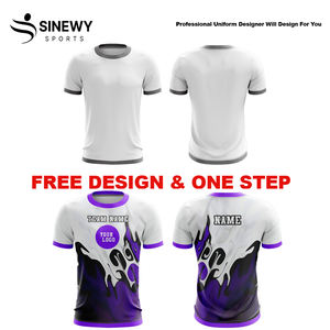 Camiseta de gran tamaño personalizada, camiseta de poliéster con estampado completo, camiseta de fútbol por sublimación, logotipo personalizado impreso - Product Image 4