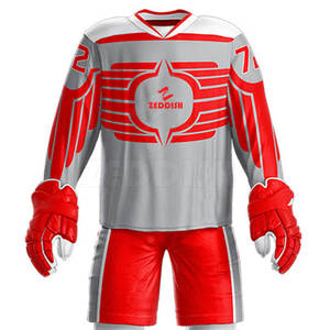 Ensemble d'équipe personnalisé meilleure qualité vêtements d'entraînement fabriqués au Pakistan prix de gros uniforme de hockey sur glace de haute qualité pour hommes - Product Image 3