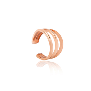 Handcrafted 11mm Triple Plain Multiple <b>Cartilage</b> <b>Earring</b> Turkish Wholesale 925 Sterling Silver Jewelry - Product Image 6