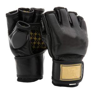 Guantes de Medio Dedo con Colores, Logotipo y Etiqueta Personalizados, Guantes de Medio Dedo para Adultos/Niños, Guantes de Entrenamiento de Piel de Vaca para Grappling y MMA - Product Image 4