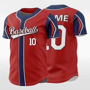 Camisetas de Béisbol Sublimadas, Camisetas de Softbol para Equipos, Nombres de Jugadores, Camisetas de Béisbol de Manga Corta, Servicio OEM - Product Image 5