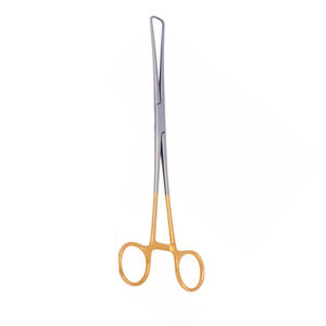 Tenáculo Uterino de 10 Pulgadas, Instrumento Quirúrgico, Recubierto de Oro Parcial, Pinzas de Sujeción Cervical, Tenáculo Uterino - Product Image 3