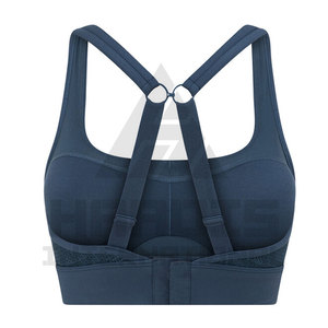 <b>Women's</b> Sports Bra for Gym & Yoga Lightweight with Customized Logo Printing High Demand Breathable Solid Color Fitness Wear - Product Image 2