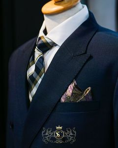 #248 Trajes de negocios de talla grande con doble botonadura a medida Raya plisada Frontal Transpirable Impermeable 100% Lana - Product Image 3