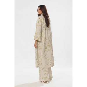 Traje de Dos Piezas sin Costuras de Viscosa Estampada para Mujer, Modelo TL-52135 - Product Image 1