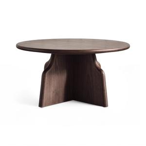 Table basse de luxe Arihant Art Exim, en bois de chêne massif durable, finition noyer, fabrication artisanale, design moderne écologique, pliable, facile à utiliser - Product Image 3