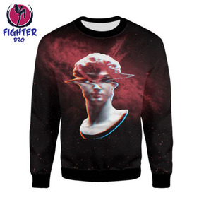 French Terry Heavy Weight Crewneck Sweatshirts 100% Coton 400gsm Pull Oversize Sweatshirts - Product Image 3