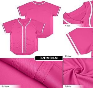 Camiseta de Béisbol Personalizada con Rayas Sublimadas 100% Poliéster, Uniforme de Béisbol Masculino Personalizado, Ropa Deportiva de Alta Calidad con Nuevo Diseño - Product Image 3