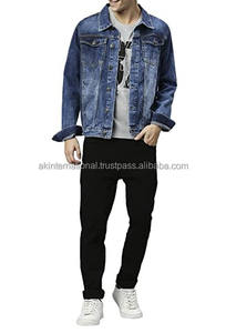 Chaqueta vaquera para hombre, diseño personalizado, OEM, alta calidad, venta al por mayor y personalizada - Product Image 6