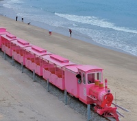 Prix d'usine : Train de luxe avec 48 sièges. Train électrique sans rails pour enfants.