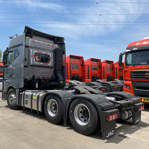 Camión Tractor JAC K7 6x4 Usado <span class=keywords><strong>de</strong></span> Buen Rendimiento, 10 Ruedas, Motor WEICHAI, Camión Remolque con Cabina Dormitorio, Precio Económico - Product Image 3