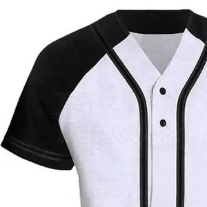 ชุดเครื่องแบบเบสบอลระบายอากาศมาใหม่ผ้าโพลีเอสเตอร์100% เลือกสีและโลโก้ได้ - Product Image 5