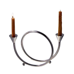 Bougeoirs en spirale de conception unique bougeoirs chandelier en métal en laiton de qualité créative pour les accessoires d'éclairage les plus vendus - Product Image 2
