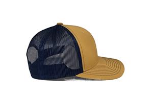 Casquette de camionneur en maille noire caramel, design ajustable, mode unique et confortable pour adulte, fabriquée par Injae Vina Factory - Product Image 3