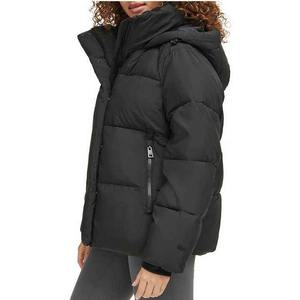 <b>Top</b> Quality Hooded Puffer Jacket OEM Logo Oversized Men's <b>Bubble</b> Solid Color Custom Men Puffer Jacket - Product Image 5