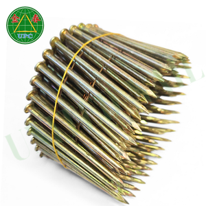 Bobina de alambre de acero de vástago liso de 3,3mm x 64mm, clavos de cabeza a cuadros, tipo de vástago de tornillo para fabricación de paletas, fábricas directas de Vietnam - Product Image 3