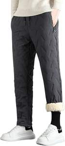 Pantalon d'hiver rembourré à bulles pour homme Mockup Corporation, imperméable, coupe-vent, épais, isolé, taille élastique, doublé en polaire - Product Image 3