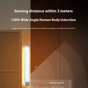 80cm Ultra-Thin LED <b>Motion</b> Sensor Cabinet <b>Light</b> with Magnetic and Sticker Features - Product Image 2
