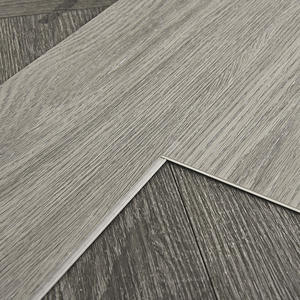 Moderno 100% respetuoso con el medio ambiente vinilo entrelazado SPC suelo impermeable grano de madera interior sala de estar Hospital almacén revestimiento UV - Product Image 5