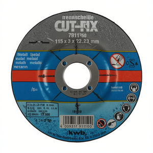Disco de Corte para Amoladora Kwb (115x3 mm) CUT FIX 791150, Discos Abrasivos - Product Image 2