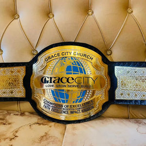 CINTURONES DE CAMPEONATO GRACE CITY IGLESIA PERSONALIZADOS CON ALTA CALIDAD - Product Image 1