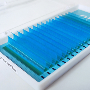New Arrival Festival-Colored Neon Eyelash Extensions 0.15mm Thickness Easy <b>Model</b> Box Packaging Private Label Fans Made Vietnam - Product Image 2