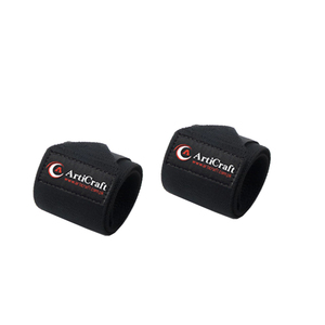 Adjustable Breathable Elastic Polyester Wrist <b>Wraps</b> for Gym Custom Logo Sports Fitness Adult Weight Lifting <b>Black</b> 12"18"24" - Product Image 2