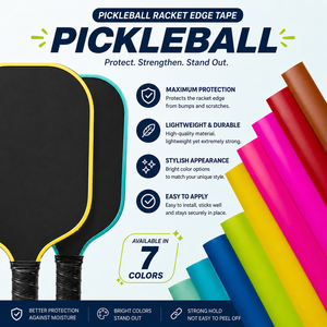 P&P TPU Racket <b>Edge</b> Guard <b>Tape</b> Lightweight Durable Racket <b>Edge</b> Protector Accessories - Product Image 1