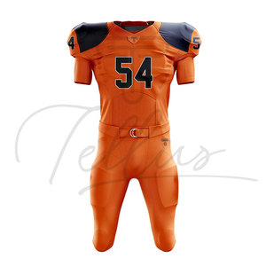 Uniforme de Fútbol Americano de Alta Calidad, Manga Corta, 100% Poliéster, Secado Rápido, Transpirable, Diseño Personalizado, Servicio OEM - Product Image 3