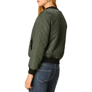Chaqueta Bomber de Moda para Mujer, Chaqueta Informal con Cremallera, Chaqueta de Invierno Personalizada de Manga Larga - Product Image 2