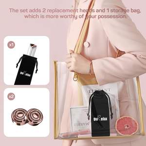 Depiladora Facial Eléctrica Recargable por USB, Indolora, Blanca, Impermeable IPX7, Doble Cuchilla, Portátil, Lavable, para Uso Corporal - Product Image 4