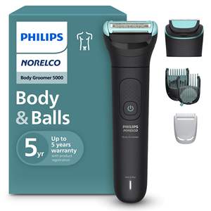 Tondeuse corporelle pour hommes Série 5000, rasoir et tondeuse intime en céramique, têtes de rasage et de tondeuse interchangeables et réglables pour tout le corps, 100% - Product Image 3
