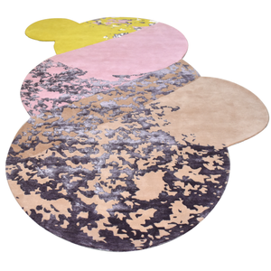 Acheter tapis moderne tufté à la main de qualité supérieure avec du matériel en laine tapis ovale fait main décoration de sol à vendre - Product Image 5