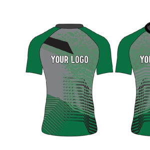 Wholesale Custom Printed Breathable Eco-Friendly <b>MMA</b> <b>Rash</b> <b>Guard</b> Sublimation Printed OEM Men Short Sleeve Low Price <b>Rash</b> <b>Guards</b> - Product Image 6