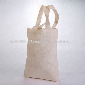 Vietnam Factory Wholesale Minh Ha <b>Mini</b> Cotton <b>Canvas</b> Handled Shopping Bags Silk Screen Printed Stylish Letter Pattern Shopping - Product Image 6