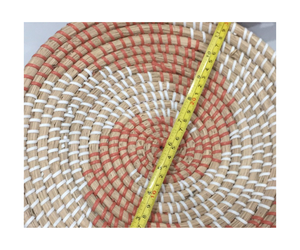 Offre Spéciale lot de 5 assiettes murales tissées en jonc de mer décorations murales pour la maison et la cuisine améliorer les accessoires décoratifs - Product Image 1