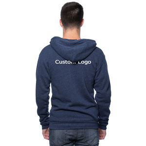 Bella Canvas Unisex B3939 Tri-Blend Hoodie 100% algodón bordado Diseño impresión Digital teñido liso para invierno - Product Image 6