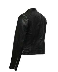 Veste en cuir de motard régulière de style décontracté de haute qualité avec logo avant teint uni d'hiver Fabrication professionnelle OEM de toutes les tailles - Product Image 2