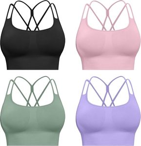 Soutien-gorge de sport pour femmes de qualité supérieure, ultra confortable et respirant, avec logo frontal, pour la course à pied, le yoga, l'entraînement - Utilisation flexible pour adultes - Product Image 6