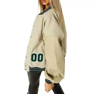 Designer Service Premium Custom Exigence Sublimation Fabrication de haute qualité Vestes universitaires pour femmes pour vêtements d'extérieur personnalisés - Product Image 5