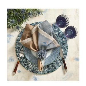 Ietnaman-Mantel Individual con incrustaciones de perlas, Mantel Individual de lujo con incrustaciones de perlas de alta calidad para mesa de comedor al mejor precio - Product Image 1