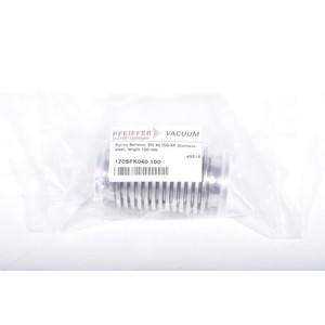LW22057-Aspirateur Pfeiffer, 170SFK040-100, soufflet à ressort, ISO-KF DN40, 100mm-NOUVEAU - Product Image 1