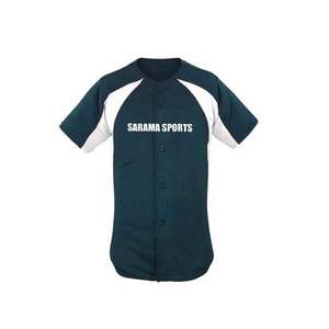 Venta al por mayor 100% poliéster impreso rayas béisbol Jersey y pantalón Conjunto personalizado uniformes de béisbol - Product Image 2